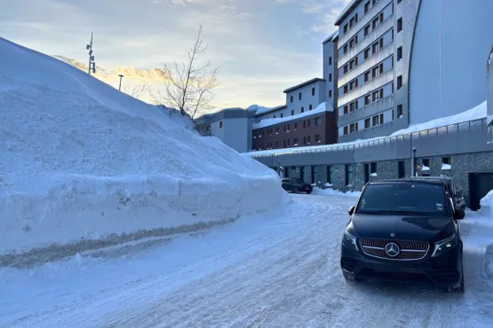 transport navette van vtc service stations de ski